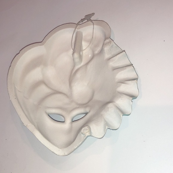 Hand Crafted Painted Venice Italy Venetian Carnival Mask Small Wall Hang Decor - Picture 6 of 10